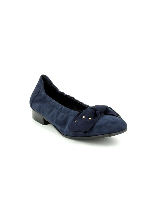 ballerina da donna in camoscio blu CARLA ORTI | T704Y